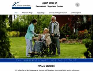 haus-louise-zeuthen.de screenshot