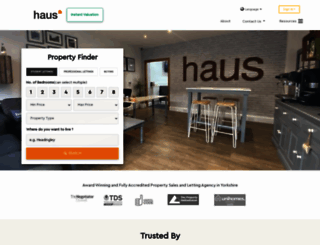 haus-properties.com screenshot
