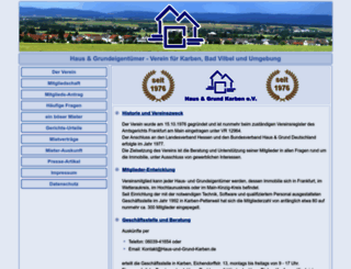 haus-und-grund-karben.de screenshot