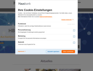 hausbank.de screenshot