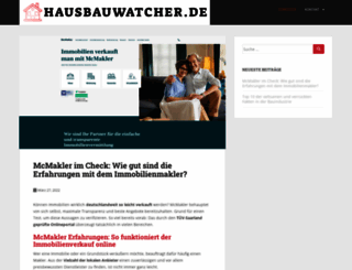 hausbauwatcher.de screenshot