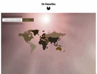 hauschka.com screenshot