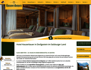 hauserbauer.com screenshot