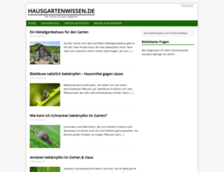 hausgartenwissen.de screenshot