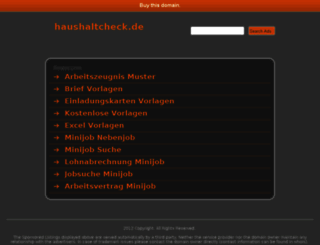 haushaltcheck.de screenshot