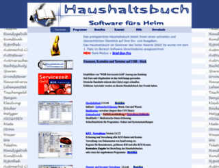haushaltsbuch.com screenshot