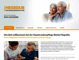 hauskrankenpflege-baerbel-hegedues.de screenshot