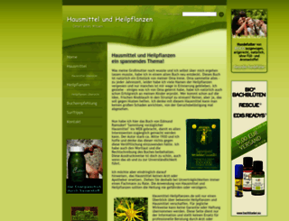 hausmittel-heilpflanzen.de screenshot