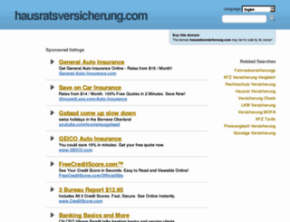 hausratsversicherung.com screenshot