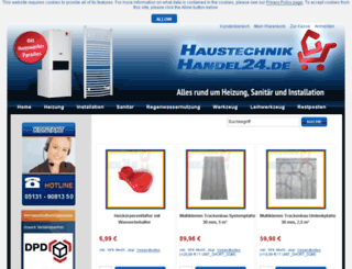 haustechnikhandel24.de screenshot