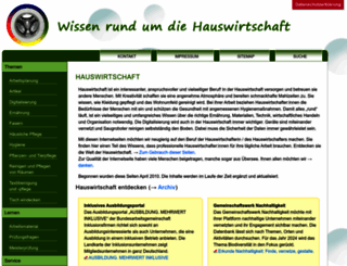 hauswirtschaft.info screenshot