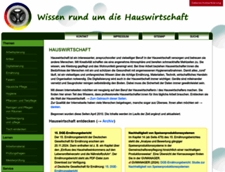 hauswirtschaft.info screenshot