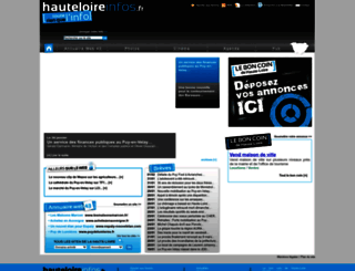 hauteloireinfos.fr screenshot