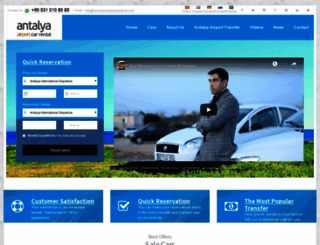 havaalaniantalyakiralikaraba.com screenshot