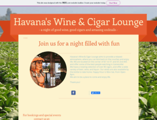 havanaswineandcigars.com screenshot