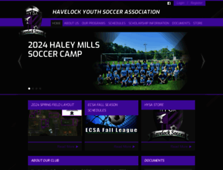 havelocksoccer.org screenshot