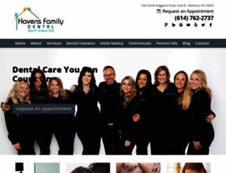 havensfamilydental.com screenshot