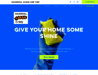 haverhill-clean-tidy.co.uk screenshot