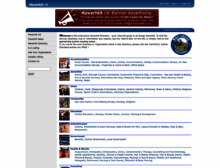 haverhilldirectory.co.uk screenshot