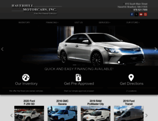 haverhillmotorcars.com screenshot
