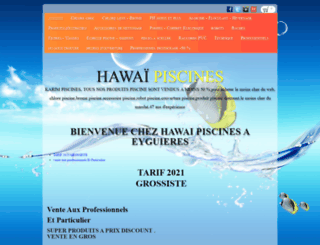 hawai-piscines.com screenshot