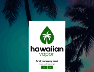 hawaiian-vape.com screenshot