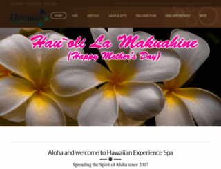 hawaiianexperiencespa.com screenshot