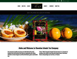 hawaiianislandstea.com screenshot