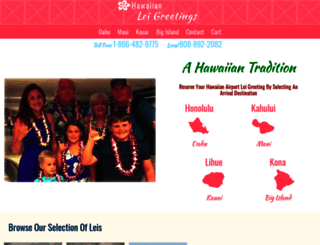 hawaiianleigreetings.com screenshot