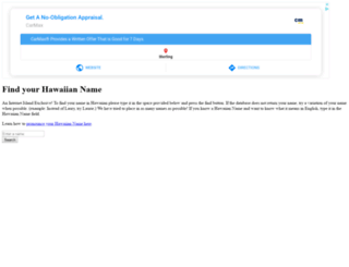 hawaiiannames.hisurf.com screenshot