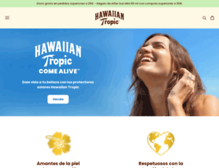 hawaiiantropic.es screenshot