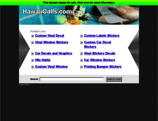 hawaiicalls.com screenshot