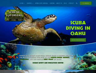 hawaiiecodivers.com screenshot