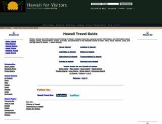 hawaiiforvisitors.com screenshot