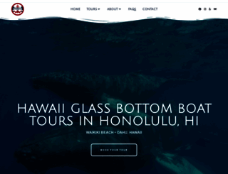 hawaiiglassbottomboats.com screenshot