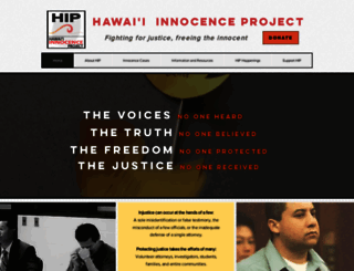 hawaiiinnocenceproject.org screenshot