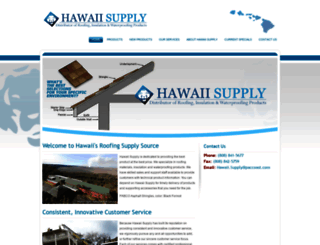 hawaiiroofingsupplies.com screenshot