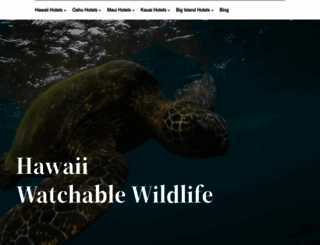 hawaiiwildlife.org screenshot