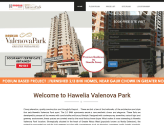 haweliavalenovapark.org.in screenshot