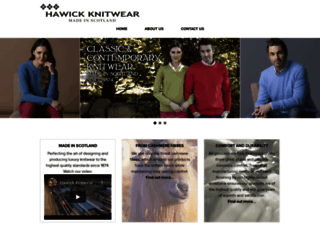 hawickknitwear.com screenshot