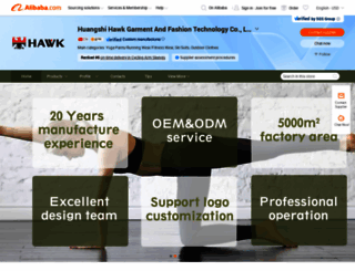 hawk-garment.com screenshot