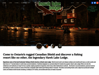 hawk-lake.com screenshot