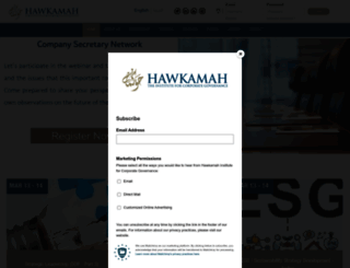 hawkamah.org screenshot