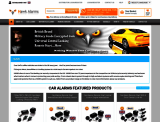hawkcaralarm.com screenshot