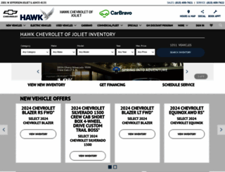 hawkchevyjoliet.com screenshot