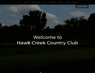 hawkcreekcc.com screenshot