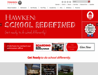 hawken.edu screenshot
