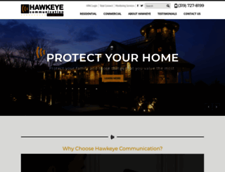 hawkeye-communication.com screenshot