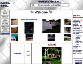 hawkeyefence.com screenshot