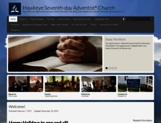 hawkeyeia.adventistchurch.org screenshot